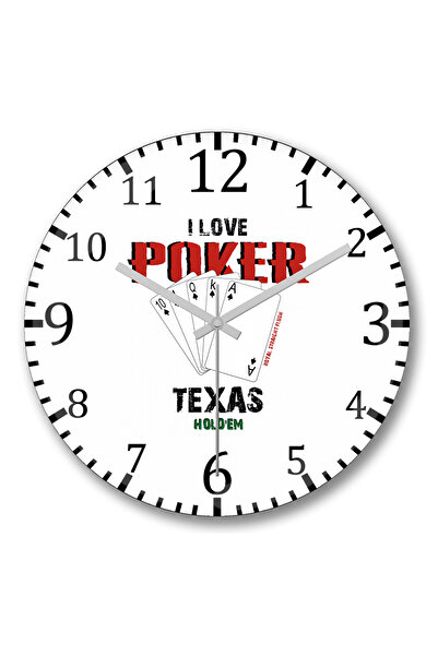 BASKI DÜNYASI I' Am Batpool Wall Clock Curved Real Glass