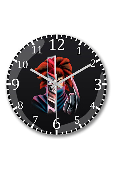 BASKI DÜNYASI ساعة حائط ياسو من الزجاج الحقيقي المنحني