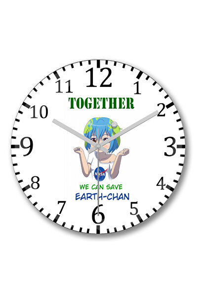 BASKI DÜNYASI يمكننا أن ننقذ ساعة الحائط من الزجاج الحقيقي المنحني