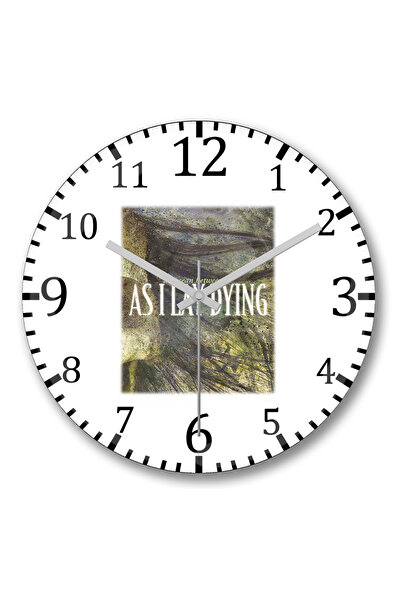 BASKI DÜNYASI كما أضع ساعة حائط ماتة من الزجاج الحقيقي المنحني