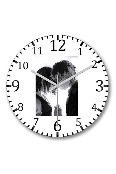 BASKI DÜNYASI Ceas de perete Tokyo Ghoul Kaneki Correndo din sticlă autentică...