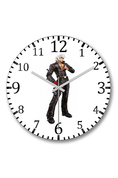 BASKI DÜNYASI ساعة حائط Tkof K من الزجاج الحقيقي المنحني