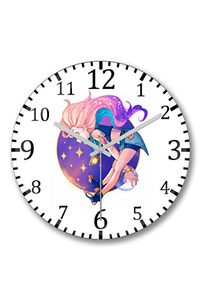 BASKI DÜNYASI ساعة حائط زوبر من الزجاج الحقيقي المنحني