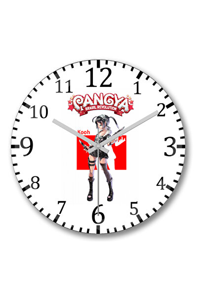 BASKI DÜNYASI Ceas de perete PangYa Brasil Revolution Kooh din sticlă autenti...
