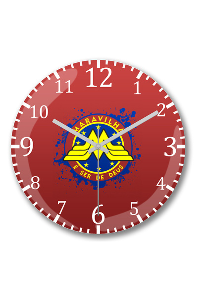 BASKI DÜNYASI Ceas de perete Anesia Maravilha din sticlă autentică bombată