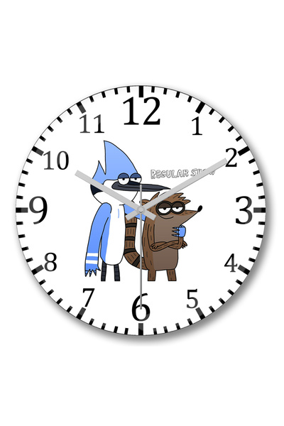 BASKI DÜNYASI عرض عادي ساعة حائط من الزجاج الحقيقي المنحني