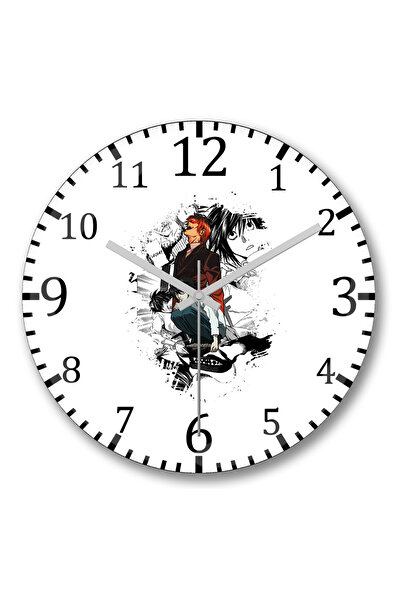 BASKI DÜNYASI Ceas de perete Kira e L Do Anime Death Note din sticlă autentic...