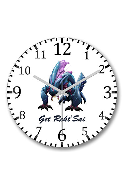 BASKI DÜNYASI ساعة حائط ريكسال من الزجاج الحقيقي المنحني