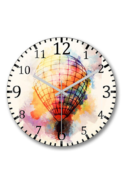 BASKI DÜNYASI ساعة حائط يونغ فور إيفر BTS من الزجاج الحقيقي المنحني