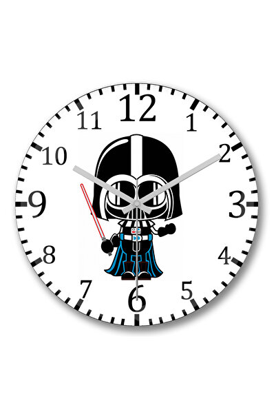 BASKI DÜNYASI ساعة حائط سامة من الزجاج الحقيقي المنحني