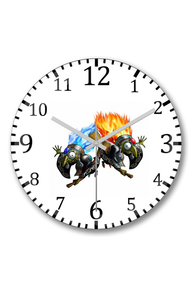 BASKI DÜNYASI Ceas de perete Bruxa do Zelda din sticlă autentică bombată