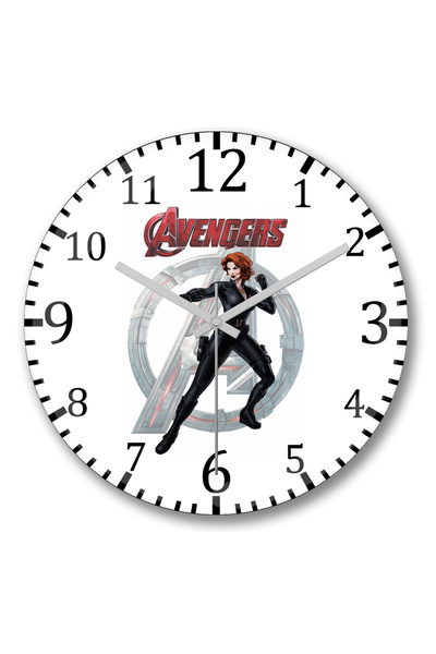 BASKI DÜNYASI Ceas de perete Viüva Negra din sticlă autentică bombată