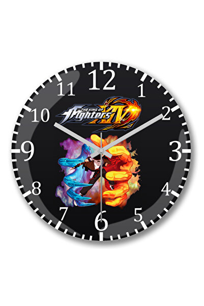 BASKI DÜNYASI ساعة حائط شون من الزجاج الحقيقي المنحني