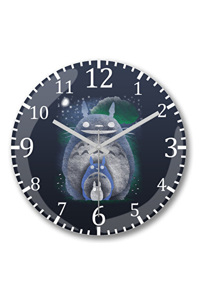 BASKI DÜNYASI ساعة حائط كاتبوس فريندلي سبيريت توتورو من الزجاج الحقيقي المنحني