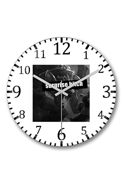 BASKI DÜNYASI Ceas de perete Totoro Soot Surprise din sticlă autentică