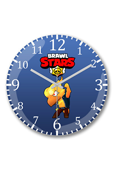 BASKI DÜNYASI Ceas de perete Fenix ​​Crow Brawl Stars din sticlă autentică