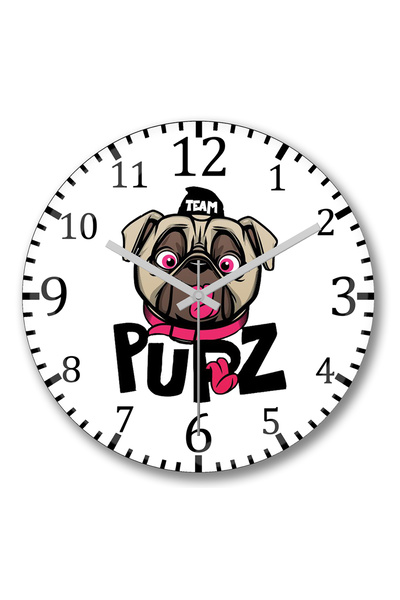 BASKI DÜNYASI Ceas de perete cu figurine din sticlă autentică