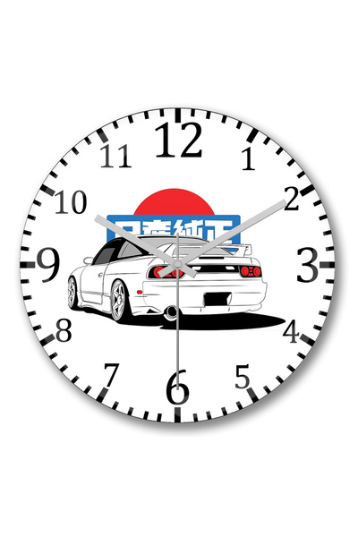 BASKI DÜNYASI S13 ساعة حائط صانع السحابة من الزجاج الحقيقي المنحني