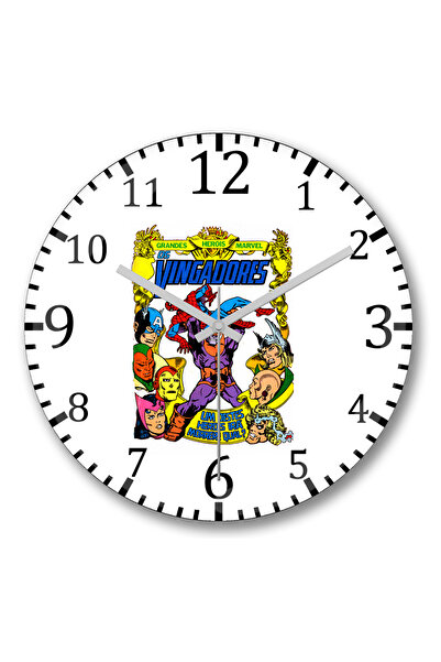 BASKI DÜNYASI Ceas de perete Thanos Vence Guerra Infinita Vingadores din stic...