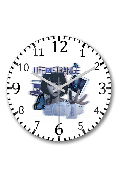 BASKI DÜNYASI Ceas de perete Life Is Strange Time din sticlă de veritate bombată