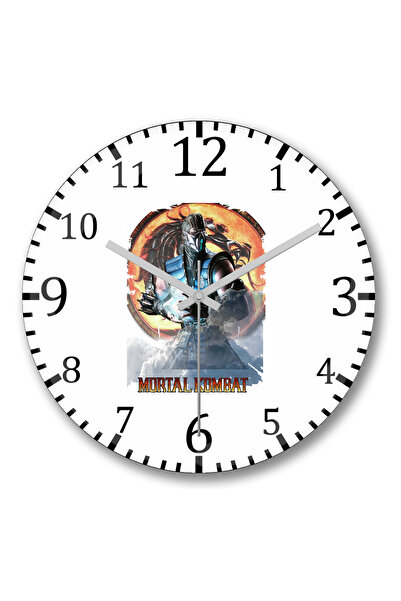 BASKI DÜNYASI ساعة حائط تحت الصفر من الزجاج الحقيقي المنحني