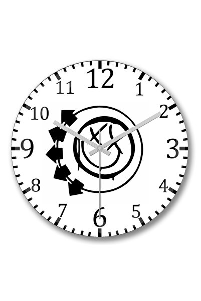 BASKI DÜNYASI Ceas de perete Blink 182 din sticlă autentică bombată