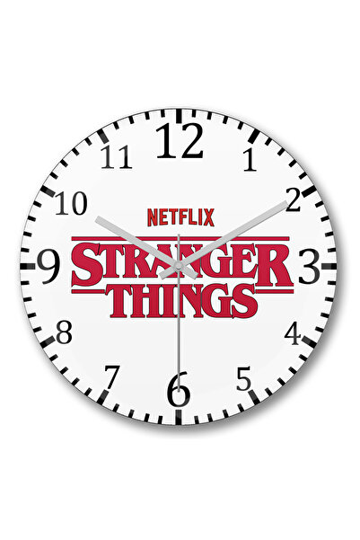 BASKI DÜNYASI Stranger Things 0 Ceas de perete din sticlă autentică bombată