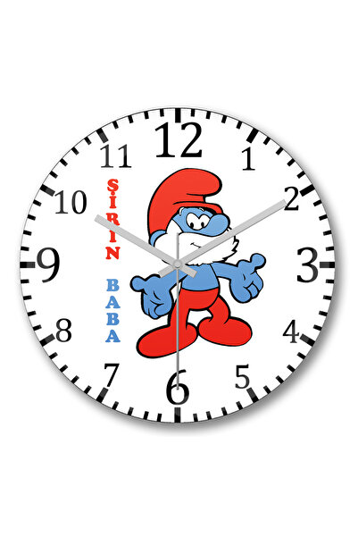 BASKI DÜNYASI Ceas de perete cu felicitare de An Nou cu pisică cik drăguț din...