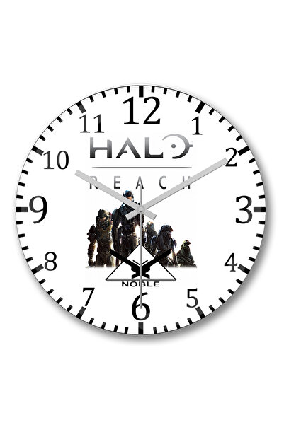 BASKI DÜNYASI ساعة حائط هالو ريتش من الزجاج الحقيقي المنحني