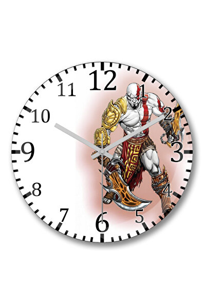 BASKI DÜNYASI ساعة حائط كراتوس من الزجاج الحقيقي المنحني