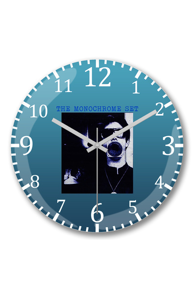 BASKI DÜNYASI Ceas de perete The Monochrome Set din sticlă autentică bombată