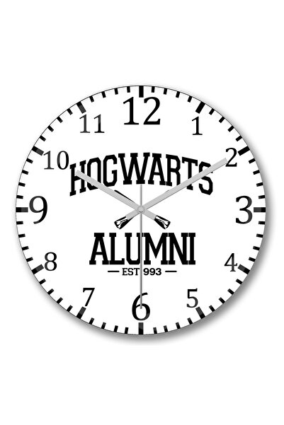 BASKI DÜNYASI Ceas de perete Alumni Nimbus din sticlă autentică bombată