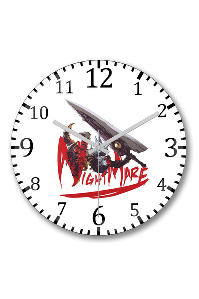 BASKI DÜNYASI ساعة حائط جاكي شان ذا سوبر كوب من الزجاج الحقيقي المنحني