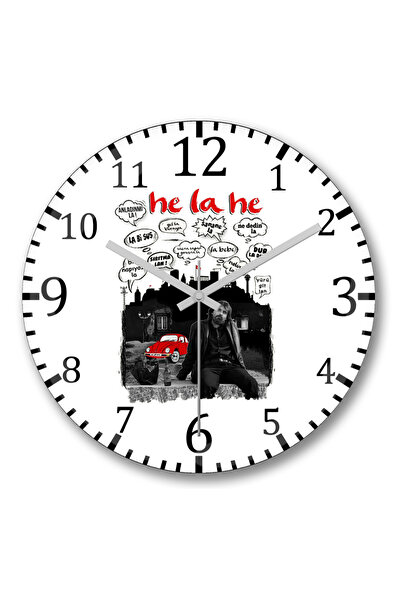 BASKI DÜNYASI Behzat Ç Αν καταλάβατε το ρολόι τοίχου La, με κυρτό γυαλί από α...