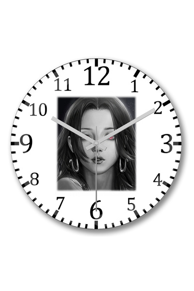 BASKI DÜNYASI Ceas de perete Boa Hancock din sticlă autentică bombată