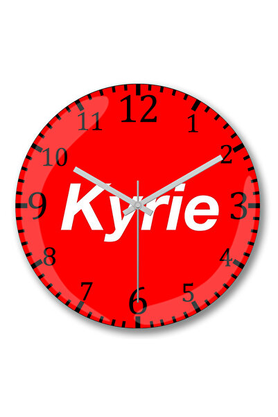 BASKI DÜNYASI Ceas de perete Kyrie Irving Kyrie Irving din sticlă autentică bombată