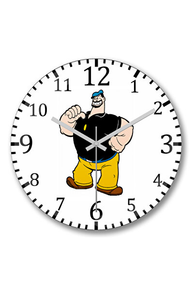 BASKI DÜNYASI Ceas de perete Brutus din sticlă autentică bombată