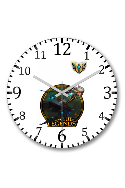 BASKI DÜNYASI Ceas de perete League Of Legends Camile Lol din sticlă autentic...