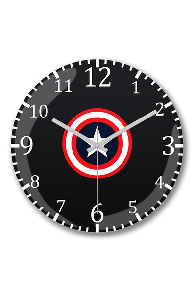 BASKI DÜNYASI Ceas de perete Escudo America din sticlă autentică bombată