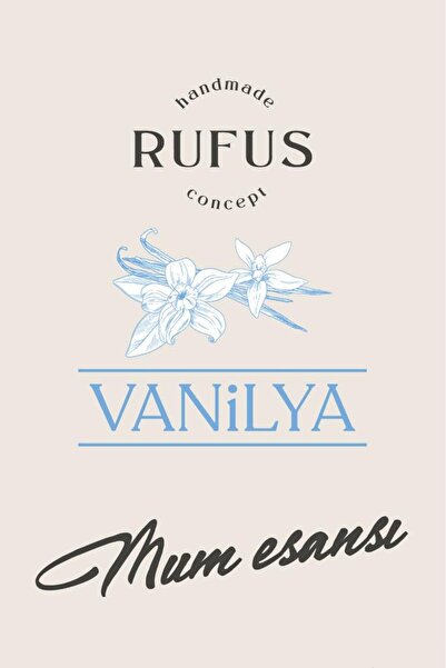 rufus concept Vanilya Mum Esansı 20ml