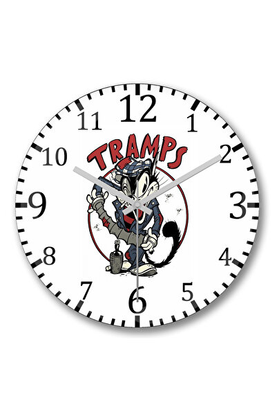 BASKI DÜNYASI Ceas de perete Gato Sanfonero din sticlă autentică bombată