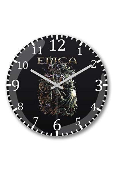 BASKI DÜNYASI ساعة حائط ابيكا من الزجاج الحقيقي المنحني