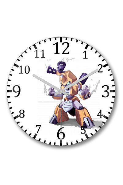 BASKI DÜNYASI ساعة حائط Metabee من الزجاج الحقيقي المنحني