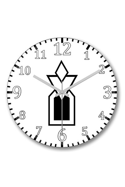 BASKI DÜNYASI Ceas de perete Skyrim1 din sticlă autentică bombată