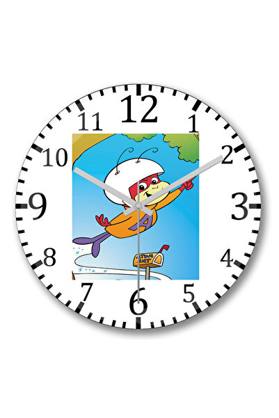 BASKI DÜNYASI Ceas de perete Atom Karınca din sticlă autentică bombată