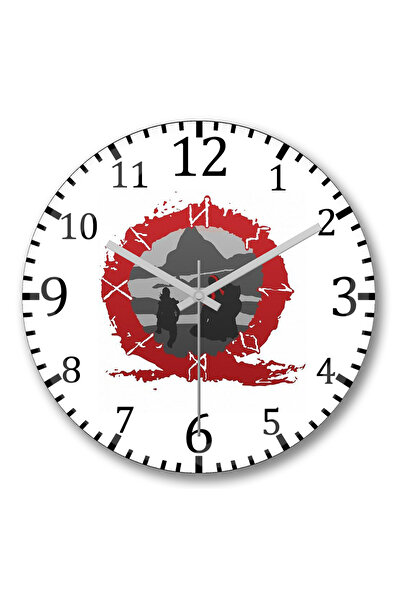 BASKI DÜNYASI ساعة حائط كراتوس وابن من الزجاج الحقيقي المنحني