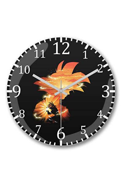 BASKI DÜNYASI Ceas de perete Super Saiyan primul de tip bombel din sticlă aut...