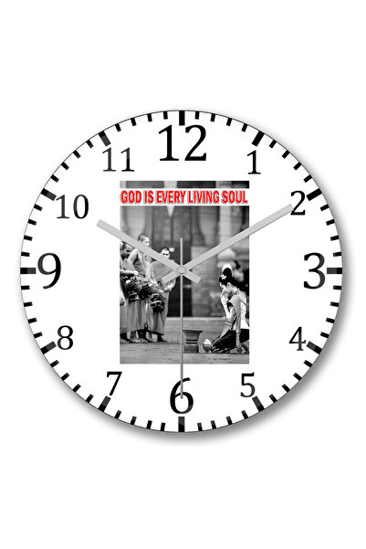 BASKI DÜNYASI Ceas de perete Amor din sticlă autentică bombată