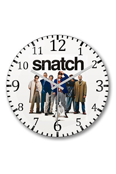 BASKI DÜNYASI Ceas de perete Snatch din sticlă autentică bombată