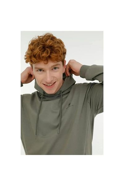 lumberjack Мъжки суичър с качулка - Mb Sn73 Hoodie 4pr - Каки